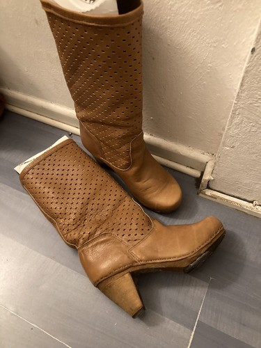 Sanita clogs plateau cognac - clogs,
