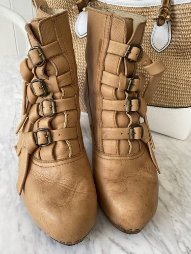 Sanita elm cone boots leder - cone,