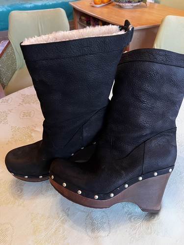 Ugg stiefel clogs schwarz - stiefel,