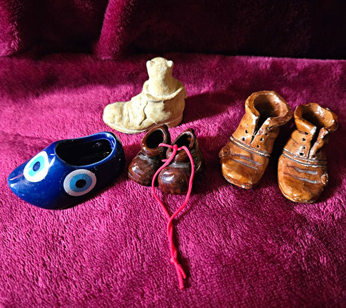 Miniature shoes clogs boots - shoes,